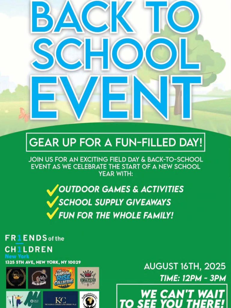 Friends of The Children Back to School Event
