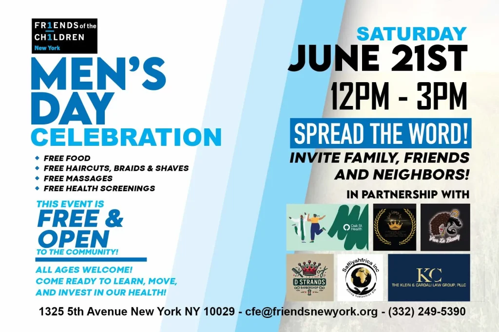 A flyer for a June 21, 2025, event hosted by Friends of The Children New York.